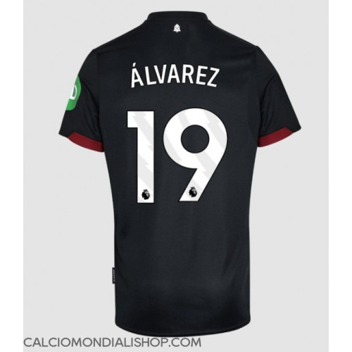 Maglie da calcio West Ham United Edson Alvarez #19 Seconda Maglia 2024-25 Manica Corta